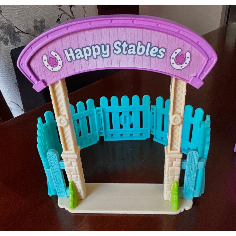 Shopkins Happy Places Happy Stables Playset Plastic OS Pink Excellent Kawaii - Picture 2 of 10